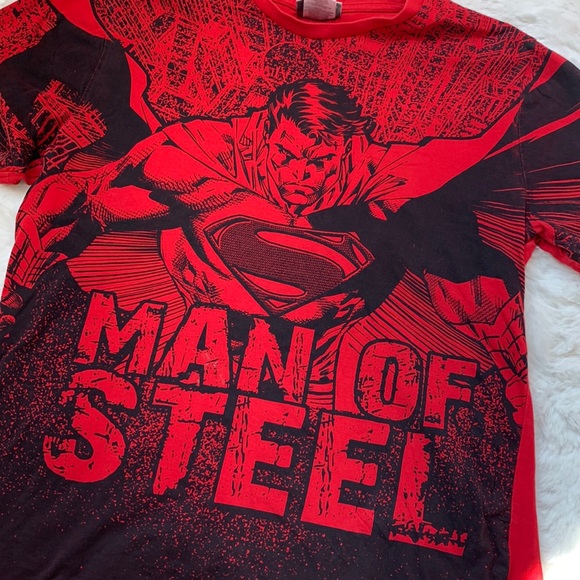 DC Comic Superman Man of steel T-shirt, Size S - Picture 2 of 5